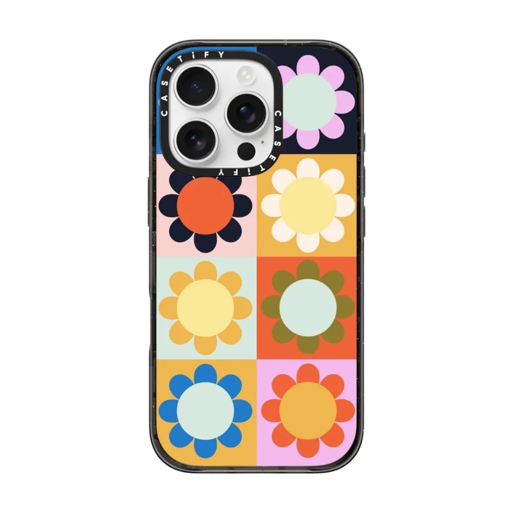 CASETiFY “Retro Florals” iPhone 16 Pro Case — New, Stylish & Protective